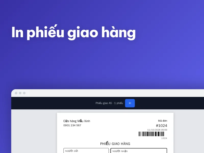 Plugin In phiếu giao hàng
