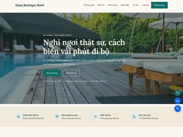 Giao diện theme Staya